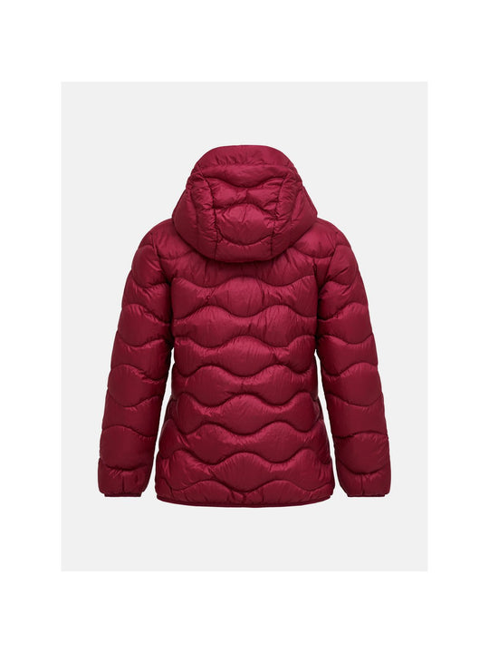 Kurtka PEAK PERFORMANCE Helium Down Hood Jacket Women bordowy
