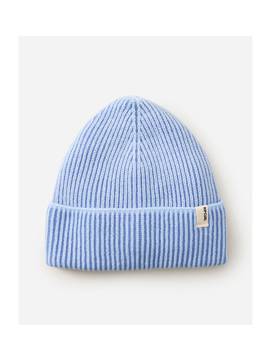 Czapka RIP CURL 2 TONE RIBBED REG BEANIE niebieska
