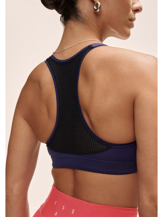 Stanik Casall Iconic Sports Bra kolor fioletowy
