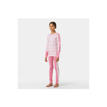 Bielizna Helly Hansen Jr Graphic Lifa Merino Set różowy
