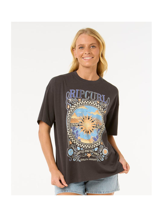 Koszulka RIP CURL Luna Heritage Tee czarny

