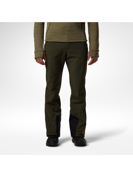 Spodnie narciarskie męskie ROSSIGNOL M Resort Softshell Pant zielone

