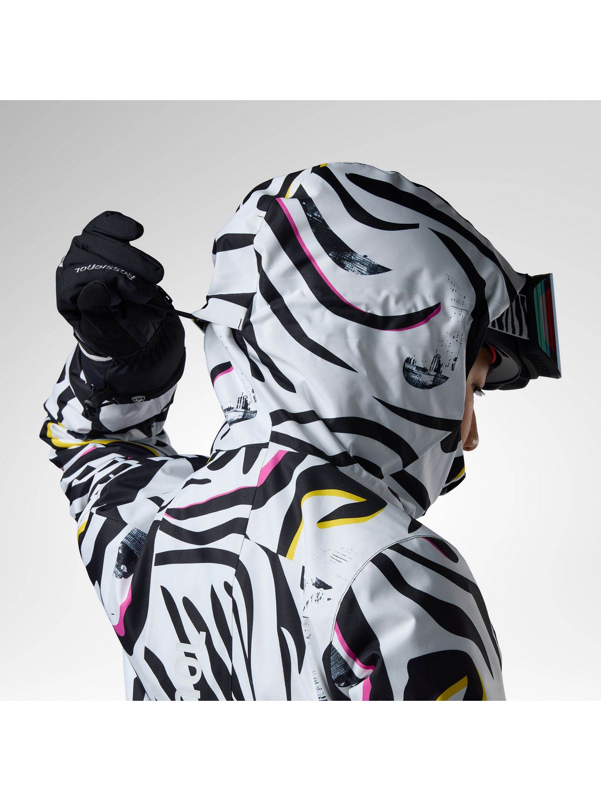 Kurtka narciarska damska ROSSIGNOL W Rochrun Insulated Jkt multikolor
