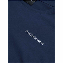 Koszulka PEAK PERFORMANCE Explore Logo Tee Women niebieski - Adventure Sports
