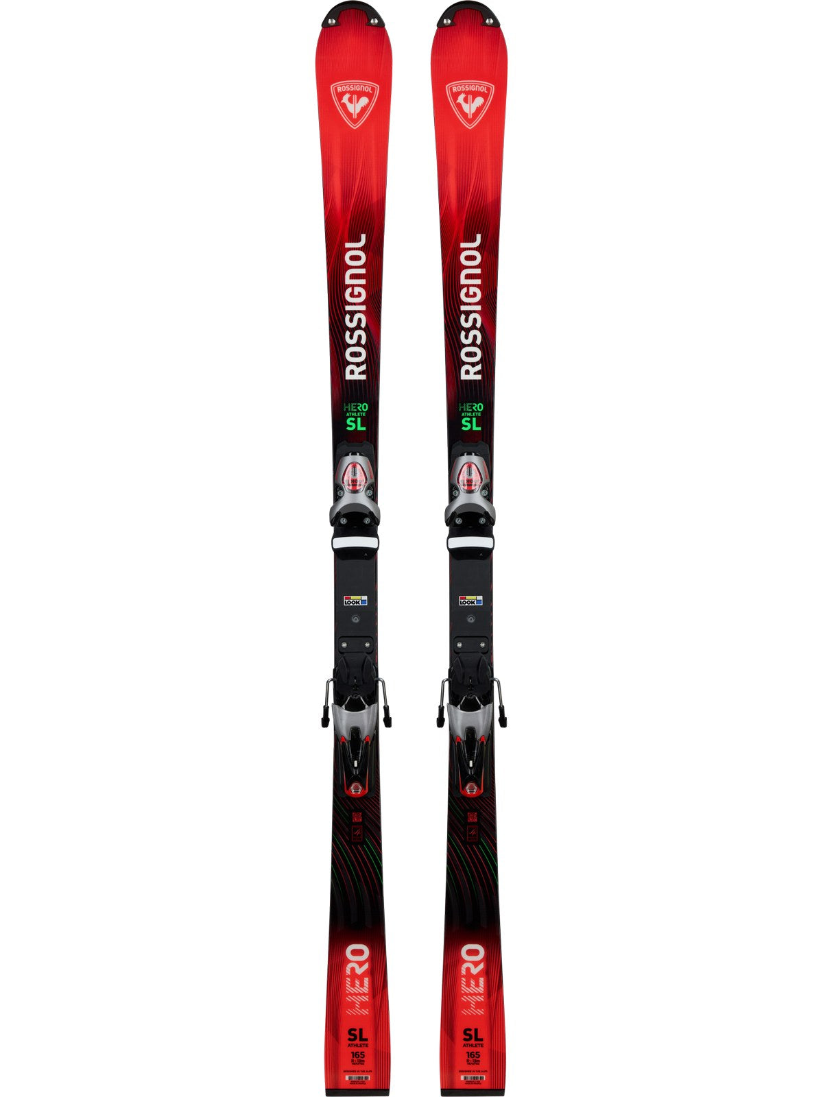 Narty Rossignol Hero FIS SL Factory 165 R22 + wiązania LOOK SPX 15 Rockerace Silver Red