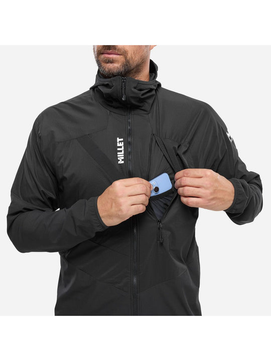 Kurtka narciarska męska MILLET M RUTOR XCS AIR HOODIE czarna
