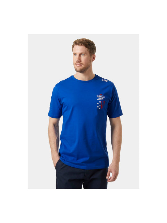 Koszulka HELLY HANSEN Am Cotton T-Shirt niebieski

