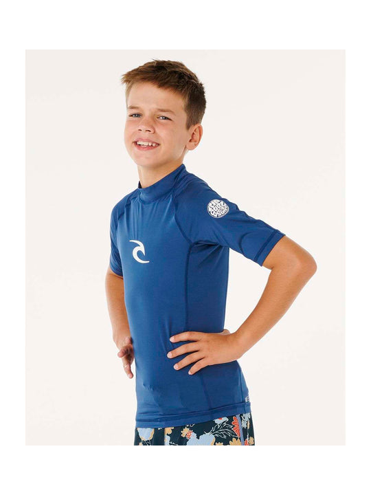Lycra chłopięca RIP CURL Waves Upf S/S-Boy niebieska
