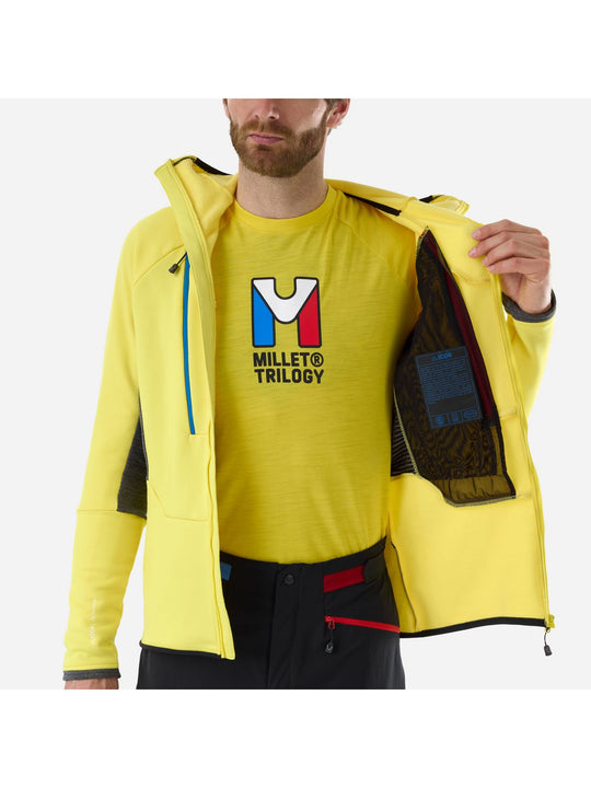 Bluza męska MILLET M Trilogy Icon Wool Fl M żółta
