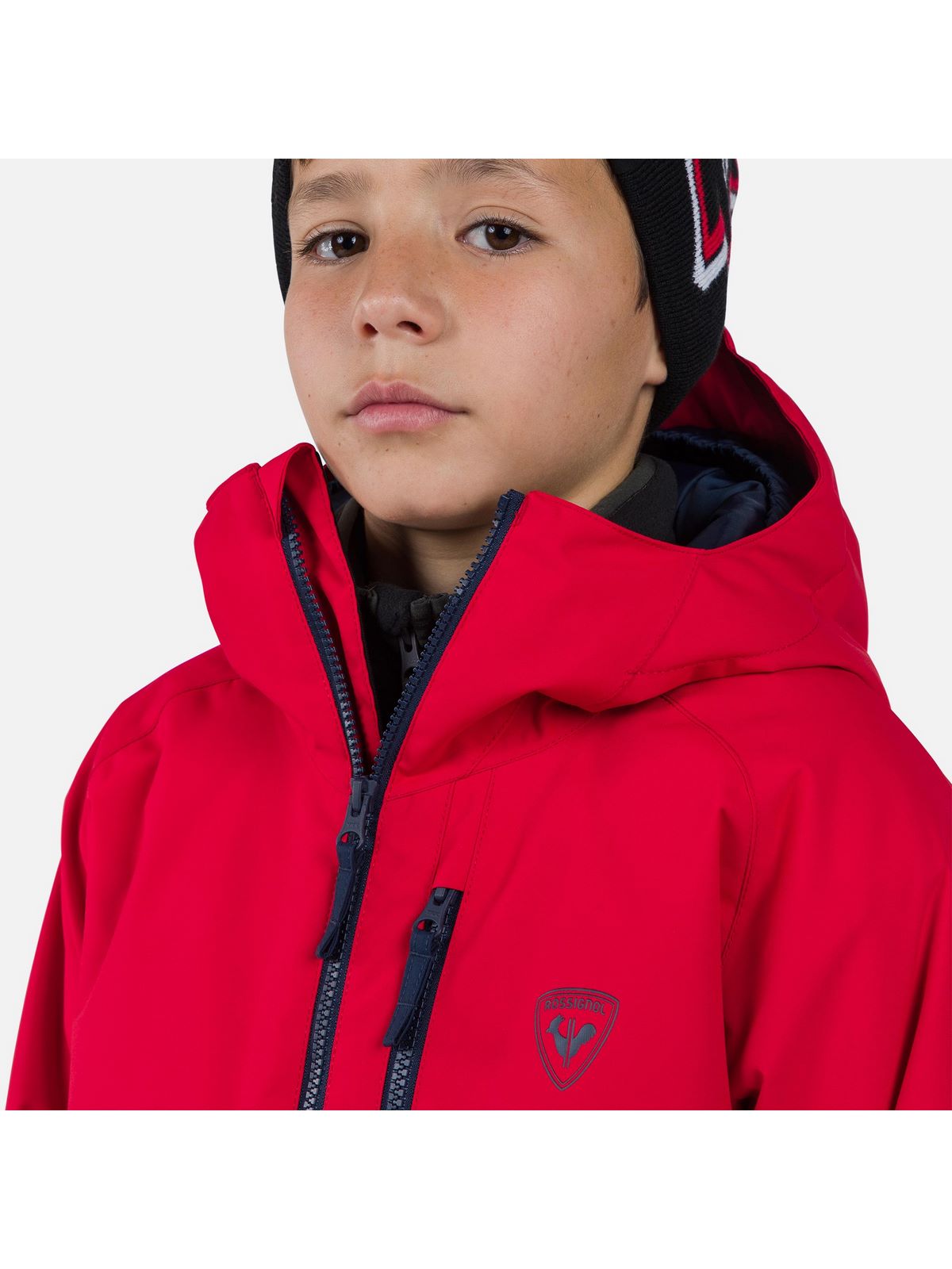 Kurtka narciarska dziecięca ROSSIGNOL Jr Wispile Jkt czerwony