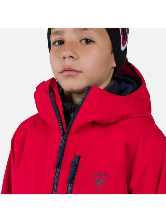 Kurtka narciarska dziecięca ROSSIGNOL Jr Wispile Jkt czerwony
