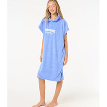 Ponczo plażowe dziewczęce RIP CURL Classic Surf Hooded Towel-Girl niebieskie
