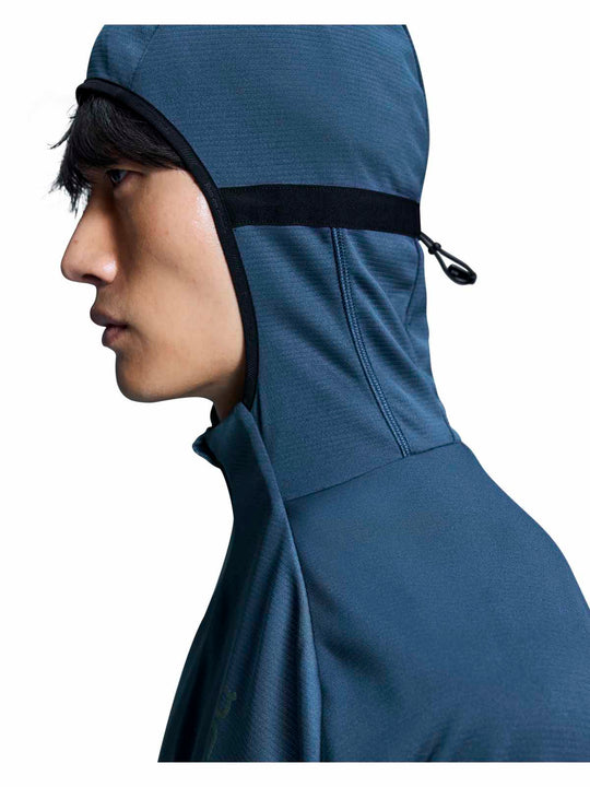 Bluza męska ON RUNNING Climate Zip Hoodie niebieski
