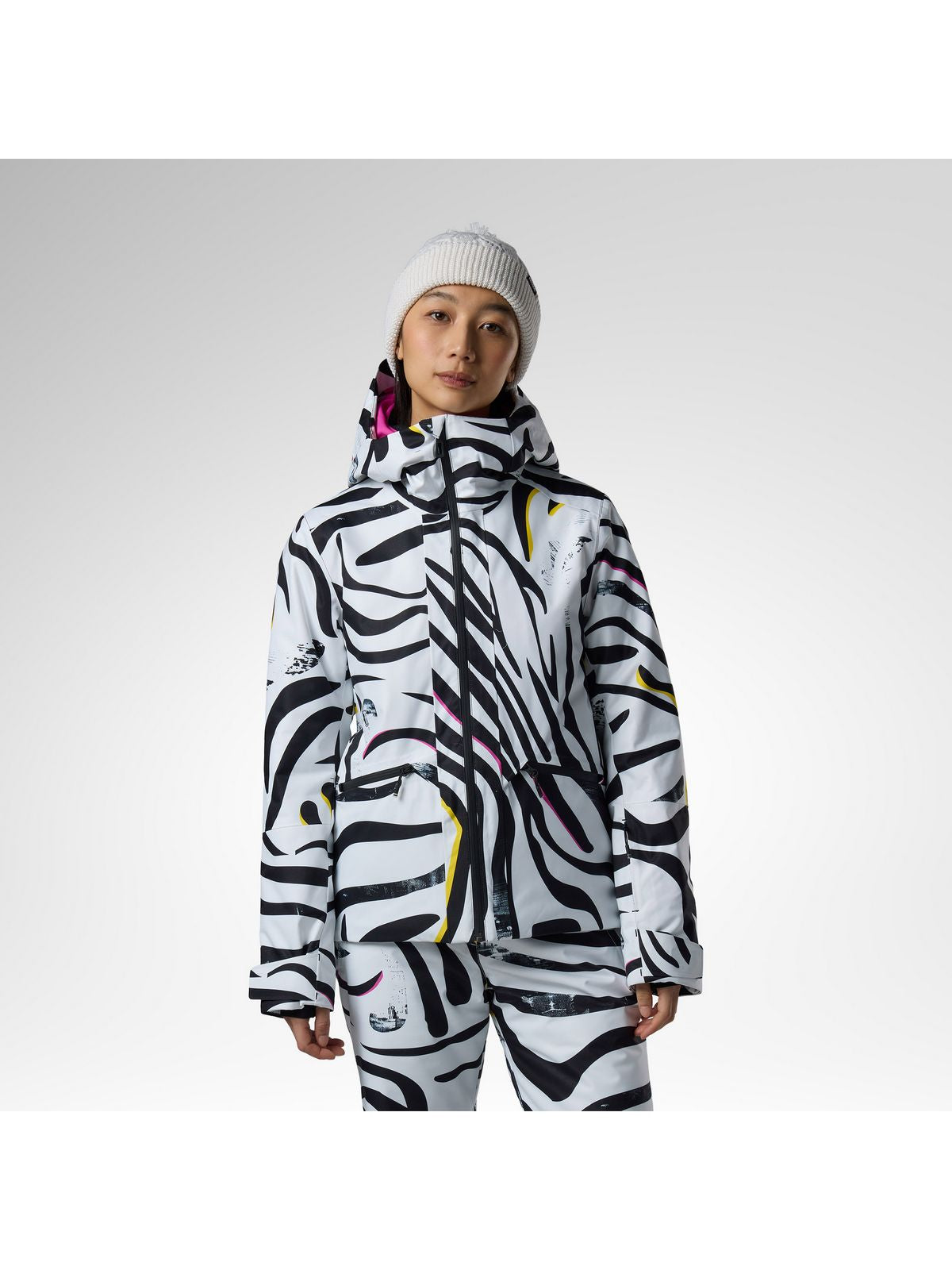 Kurtka narciarska damska ROSSIGNOL W Rochrun Insulated Jkt multikolor