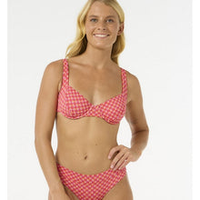 Stanik kąpielowy RIP CURL Shell Cove D-Dd Balconette czerwony
