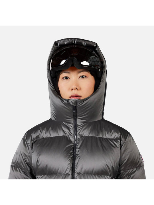 Kurtka narciarska damska ROSSIGNOL W DAILLE DOWN JKT szara
