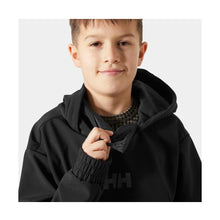 Bluza dziecięca HELLY HANSEN JR POWDER SOFTSHELL HOODIE czarna
