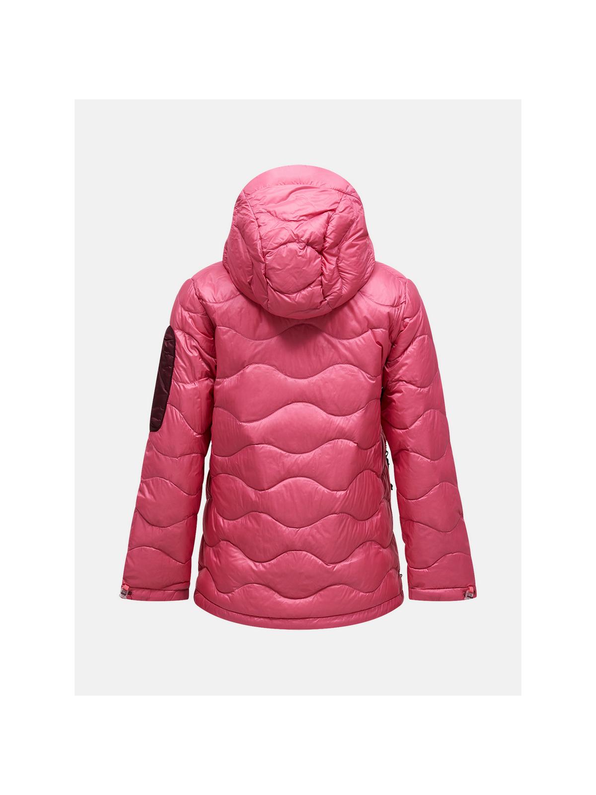 Kurtka damska PEAK PERFORMANCE Helium Utility Down Hood Jacket różowa