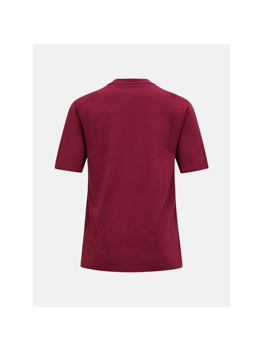 Koszulka PEAK PERFORMANCE Original Small Logo Tee Women bordowy
