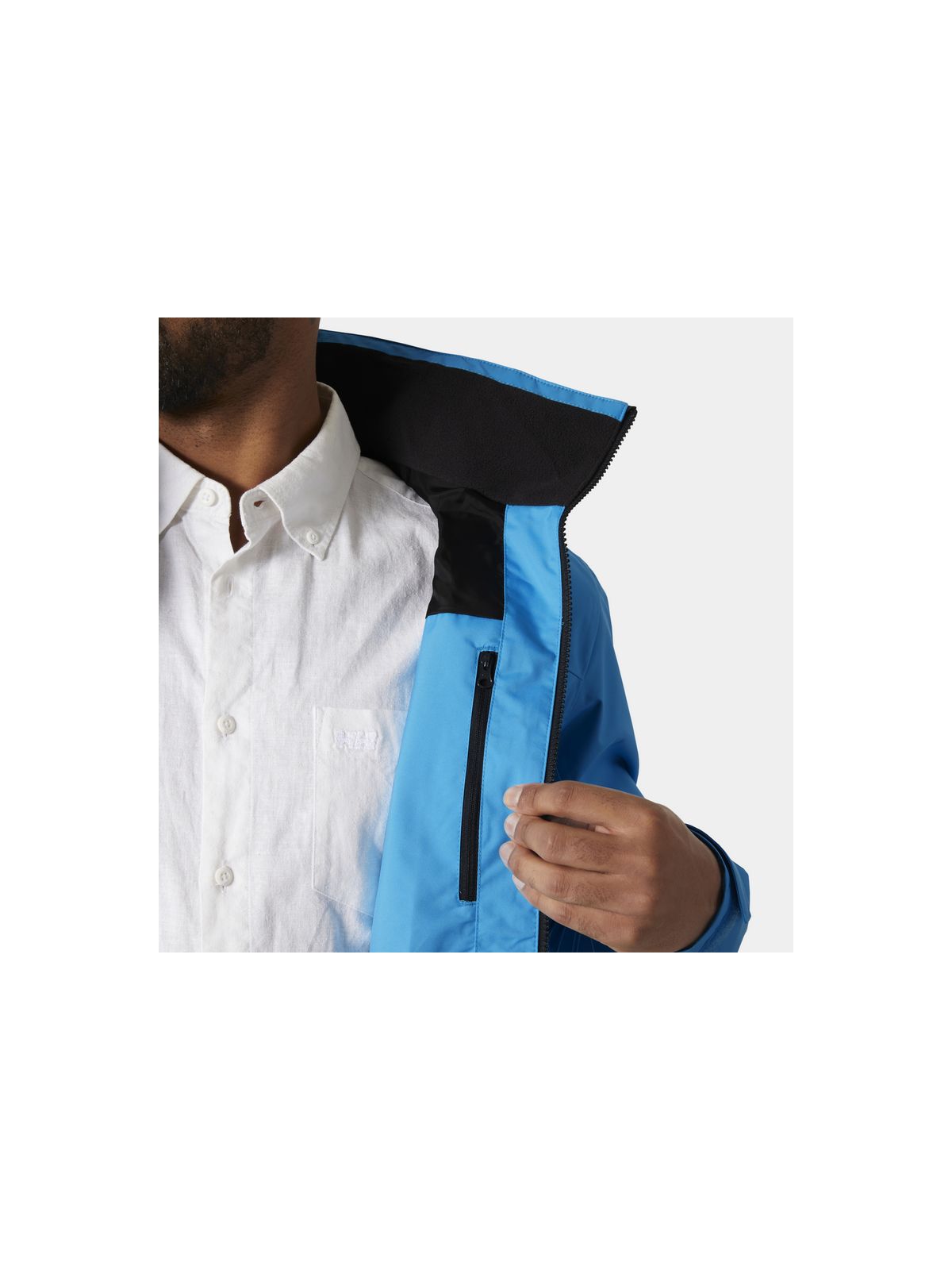 Kurtka HELLY HANSEN CREW HOODED JACKET 2 niebieski - Adventure Sports