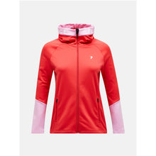 Bluza PEAK PERFORMANCE Rider Zip Hood Women czerwony - Adventure Sports
