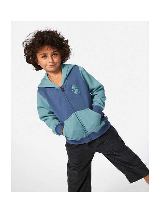 Bluza RIP CURL Grom Energy Z/T Hood - Boy niebieski
