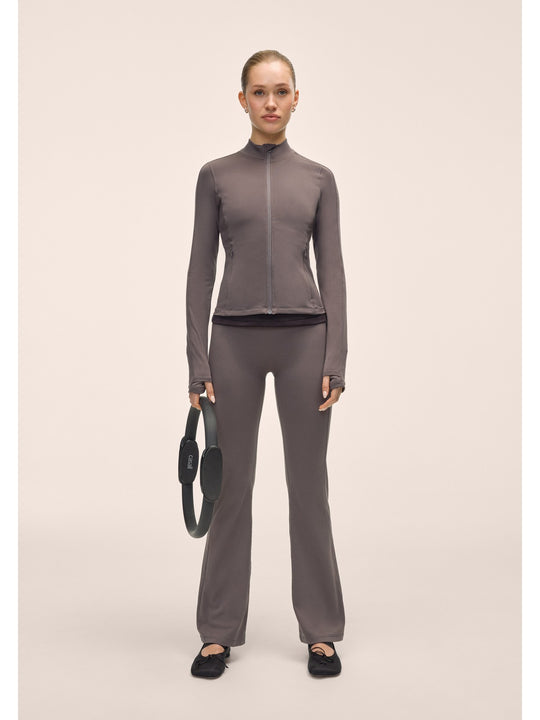 Kurtka damska CASALL Soft Touch Zip Jacket kolor szary
