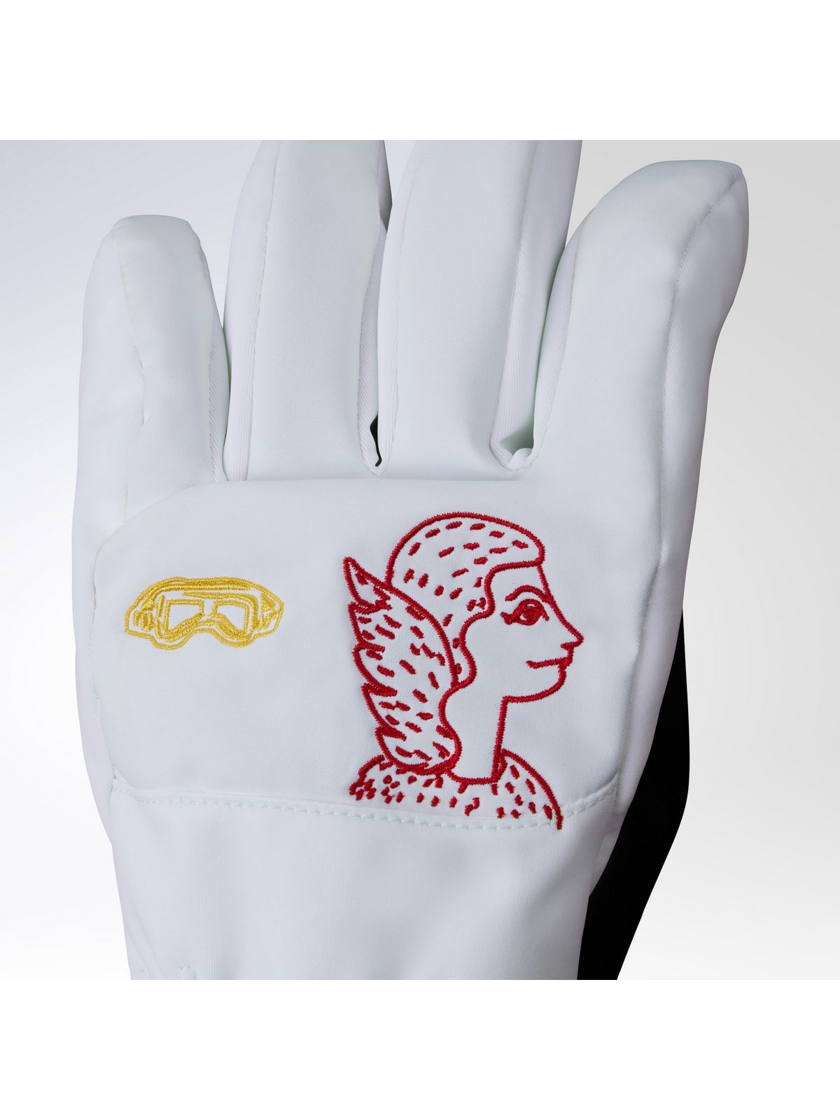 Rękawice narciarskie damskie ROSSIGNOL W Jcc Ski Gloves R-Shell Dry białe
