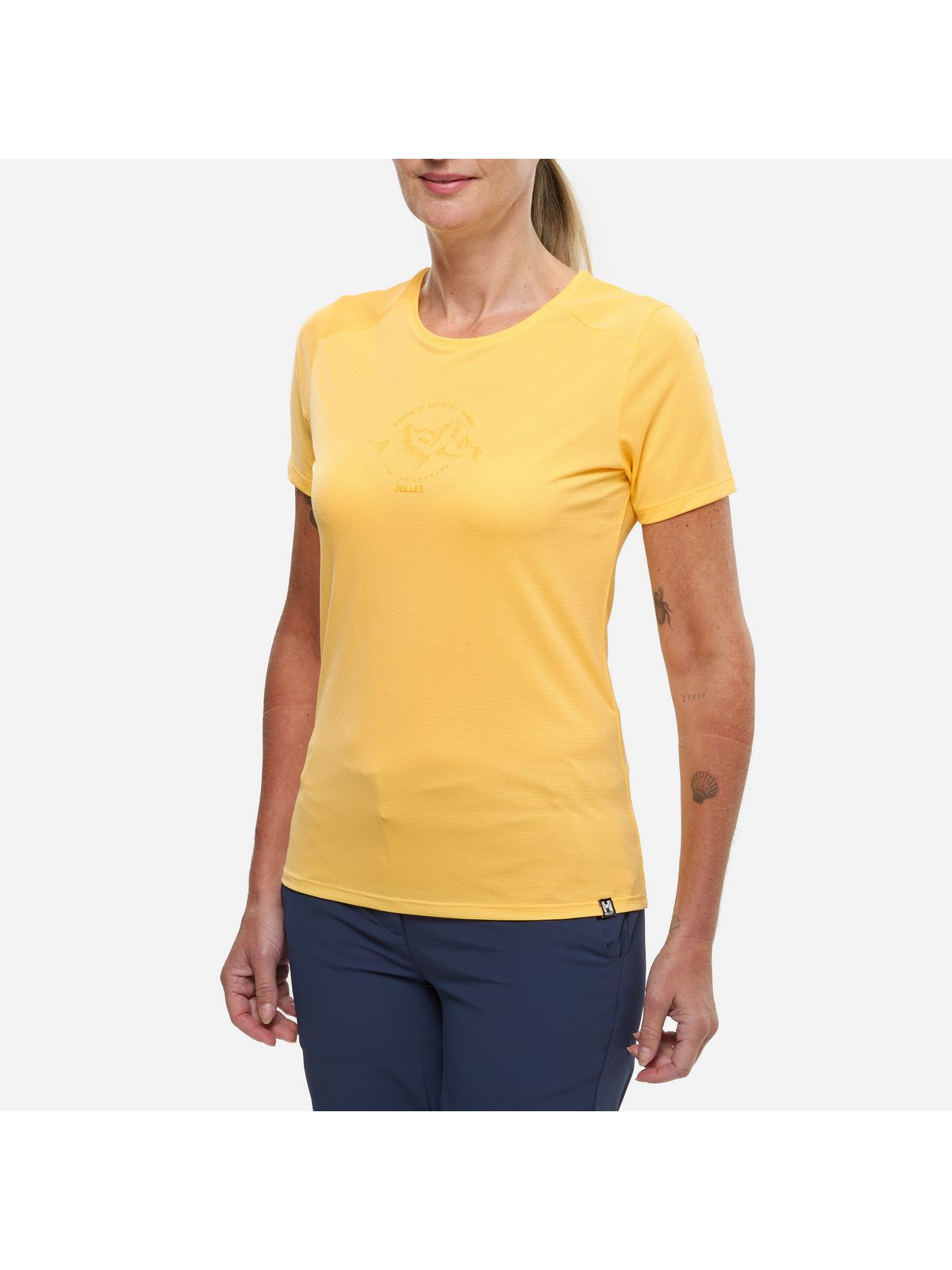 Koszulka damska MILLET Ubic Light Ts Ss W żółta