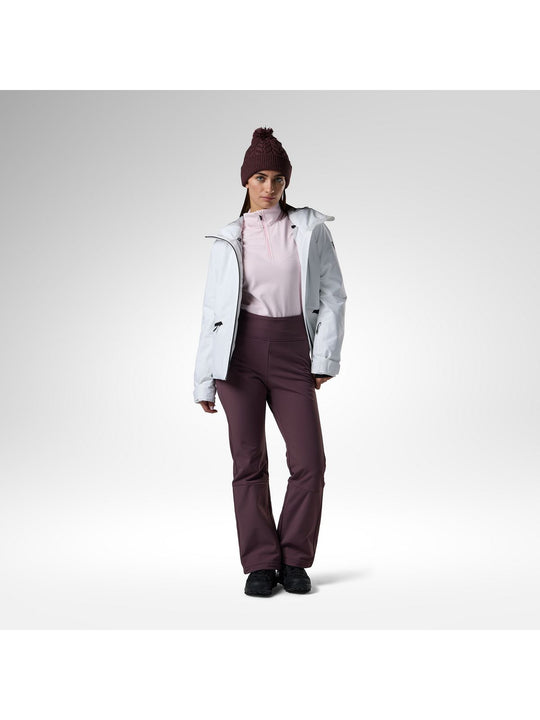 Spodnie narciarskie damskie ROSSIGNOL W Ski Softshell Pant bordowe
