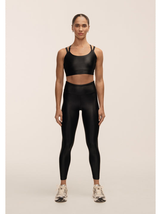 Legginsy damskie Casall Glitz High Waist Tights czarny - Adventure Sports
