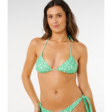 Góra bikini RIP CURL Surf Side Sliding Tri zielona
