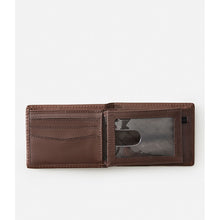 Portfel skórzany RIP CURL Raw Energy Rfid Slim brązowy

