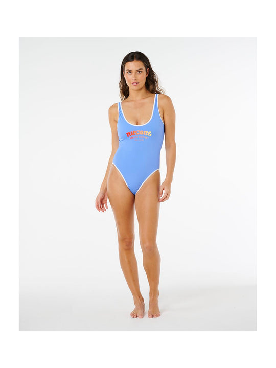Kostium Kąpielowy RIP CURL Surf Puff 1 Piece niebieski

