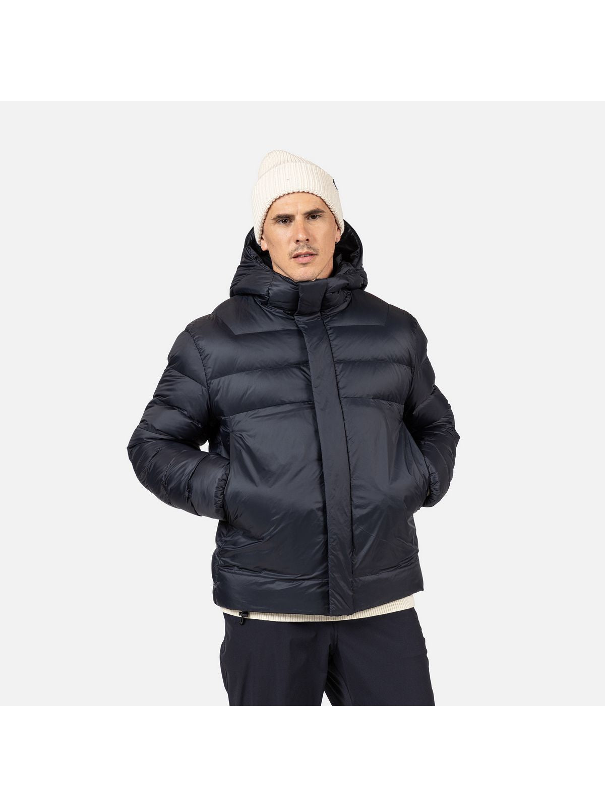 Kurtka męska ROSSIGNOL Aretu Down Hoodie Jkt czarna