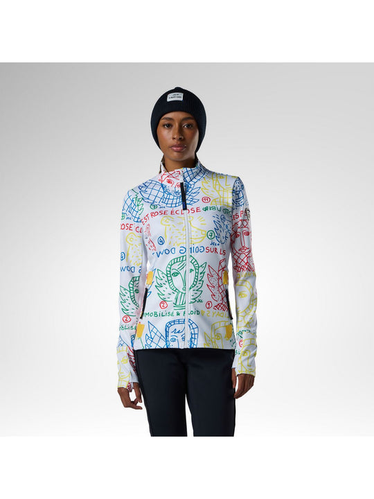 Bluza damska ROSSIGNOL W Jcc Fleece Jacket multikolor
