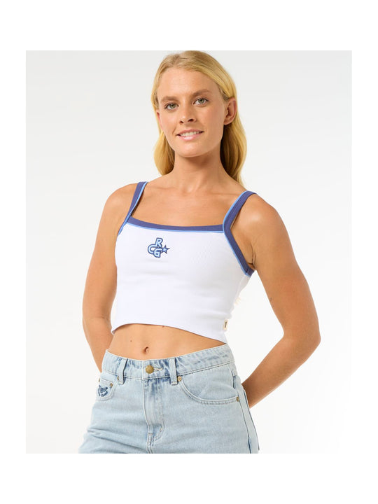 Koszulka RIP CURL Las Dalias Baby Tank biały
