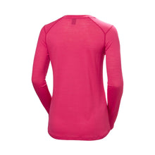 Bielizna termiczna damska HELLY HANSEN W HH DURAWOOL CREW LS różowa
