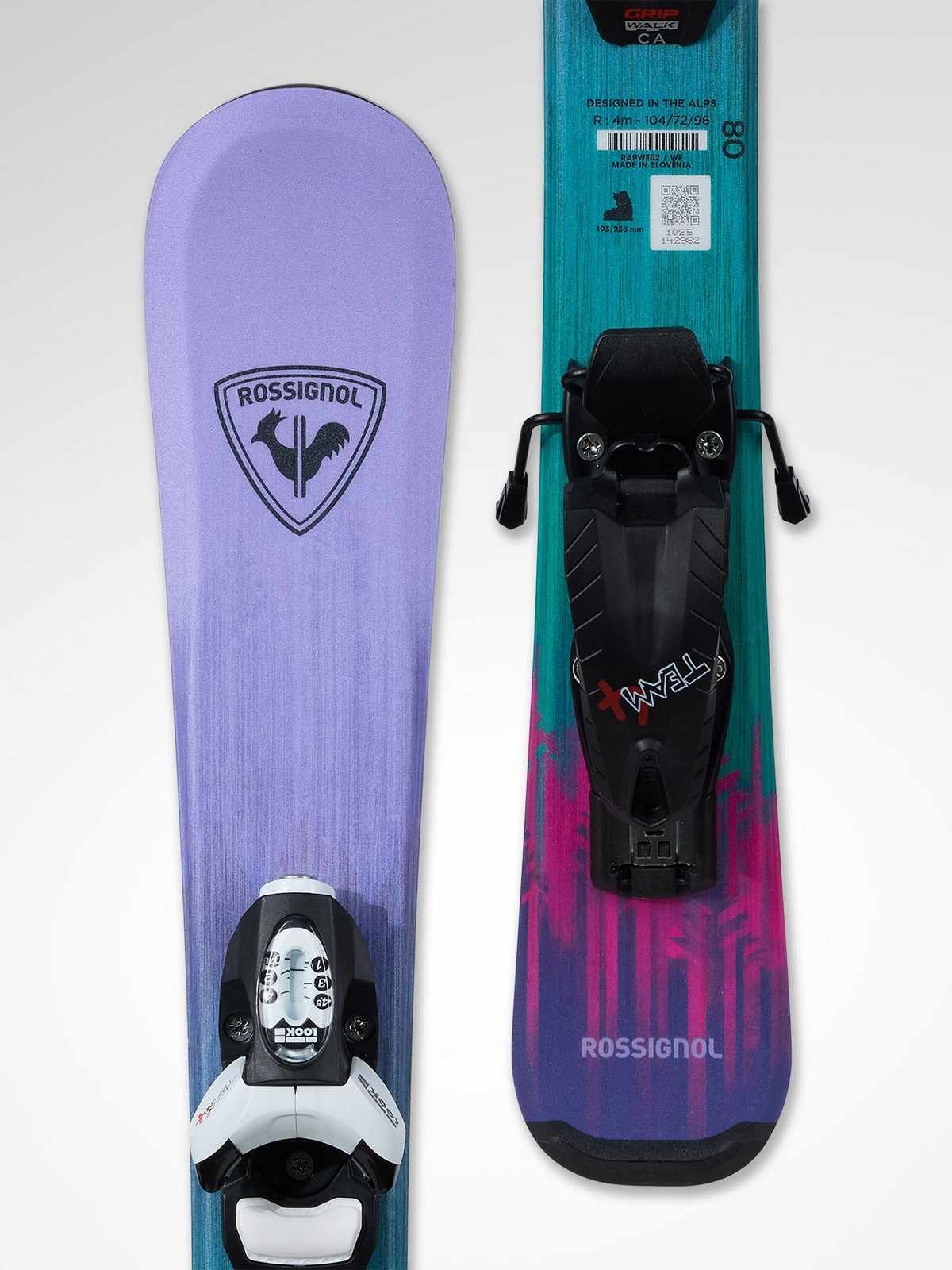 Narty dla dzieci ROSSIGNOL Soul Kid Pre-Drilled Team 4 Gw B76 Black