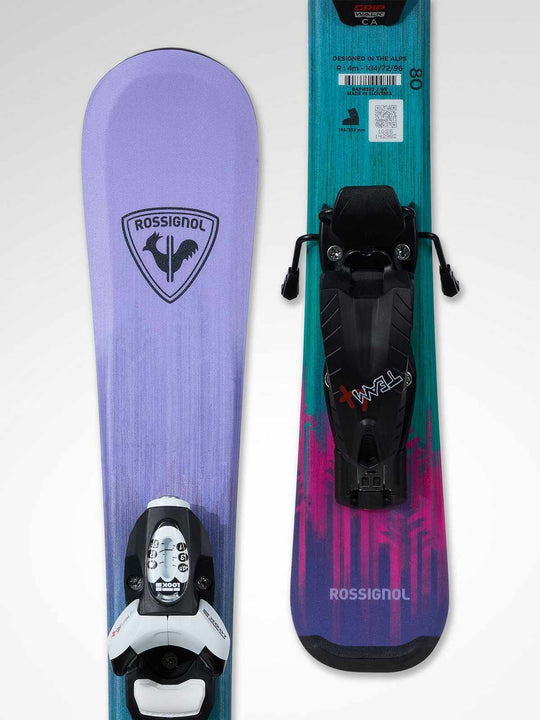 Narty dla dzieci ROSSIGNOL Soul Kid Pre-Drilled Team 4 Gw B76 Black
