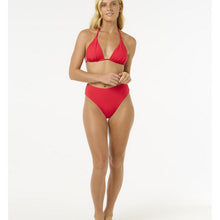 Stanik kąpielowy RIP CURL Premium Surf D-Dd Sliding Tri czerwony
