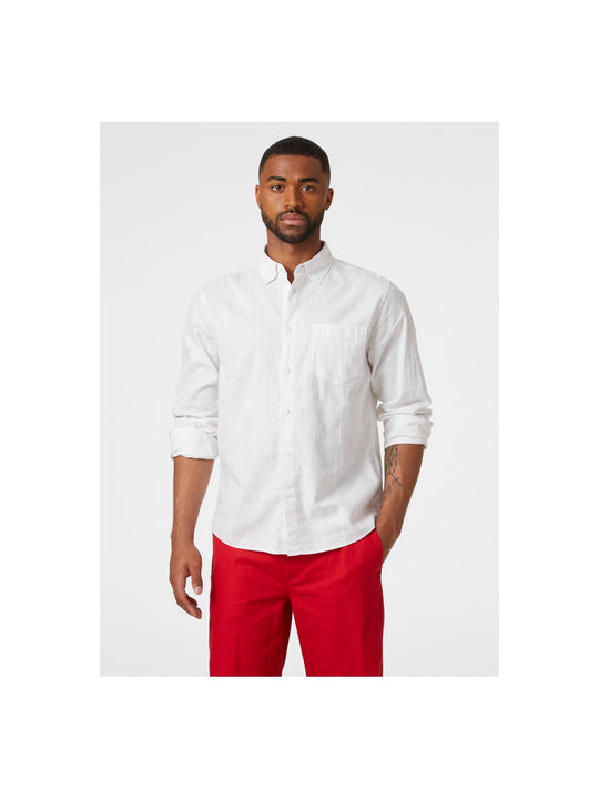Koszula Helly Hansen Club Ls Shirt biały - Adventure Sports
