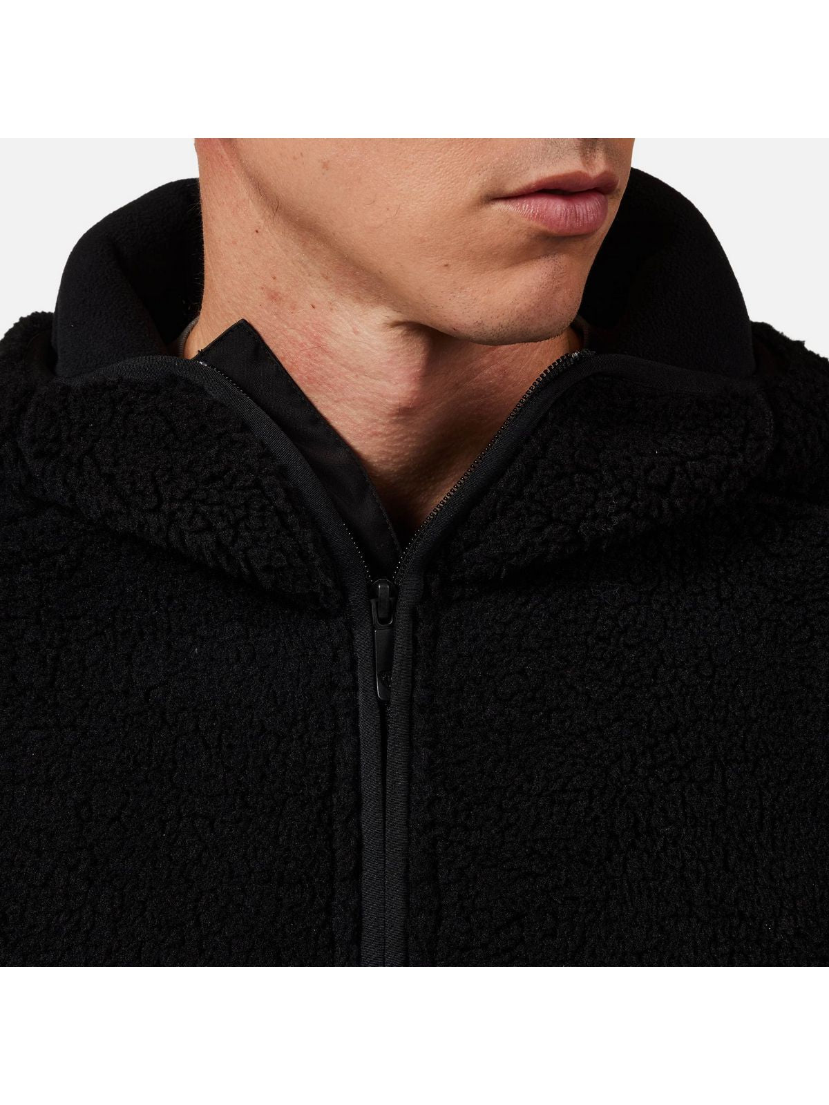 Bluza męska męska ROSSIGNOL ALLTRACK ANORAK FLEECE czarna