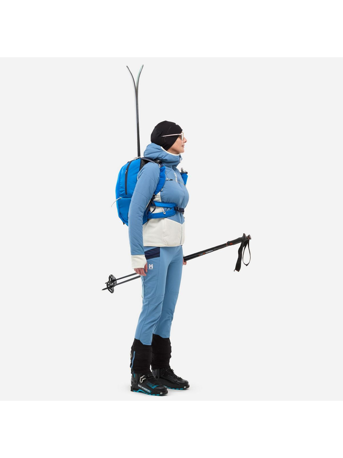 Kurtka narciarska MILLET MHITE PRIMALOFT HOODIE niebieska