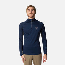 Koszulka męska ROSSIGNOL Poursuite 1/2 Zip granatowy
