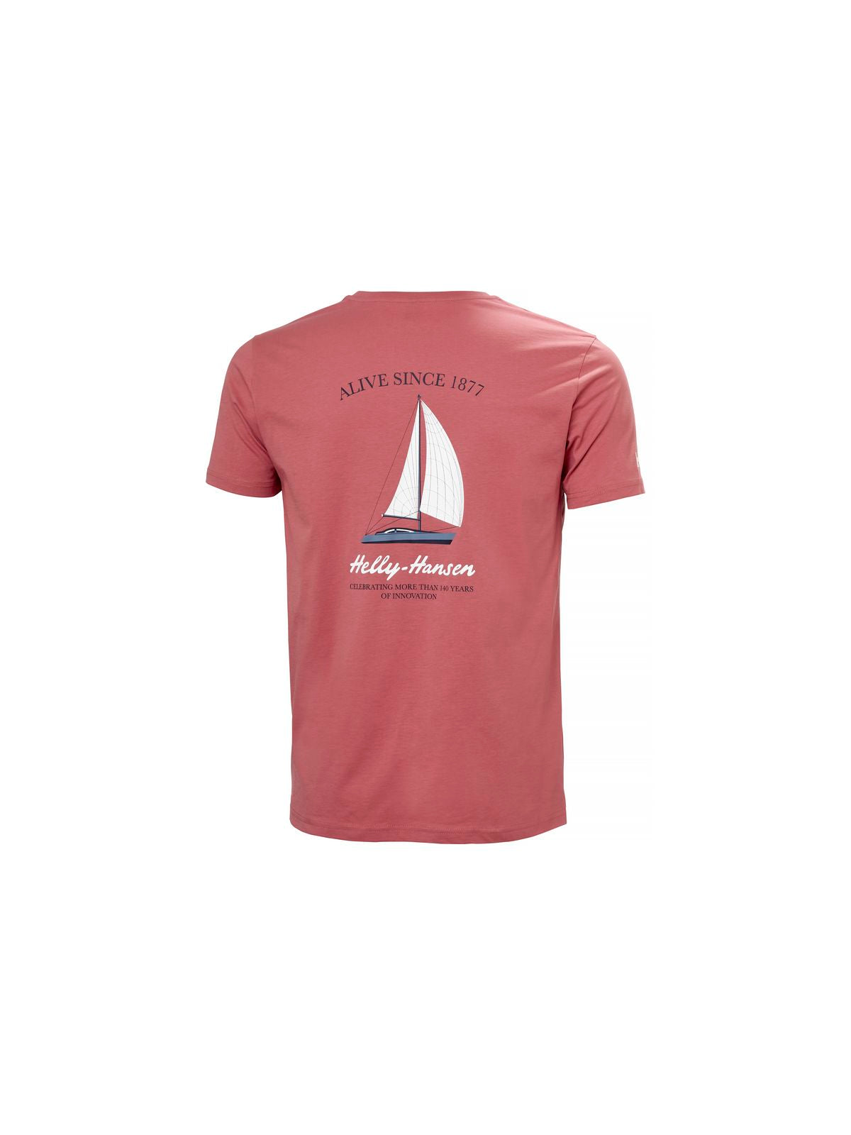 Koszulka HELLY HANSEN SHORELINE T-SHIRT 3. czerwony - Adventure Sports