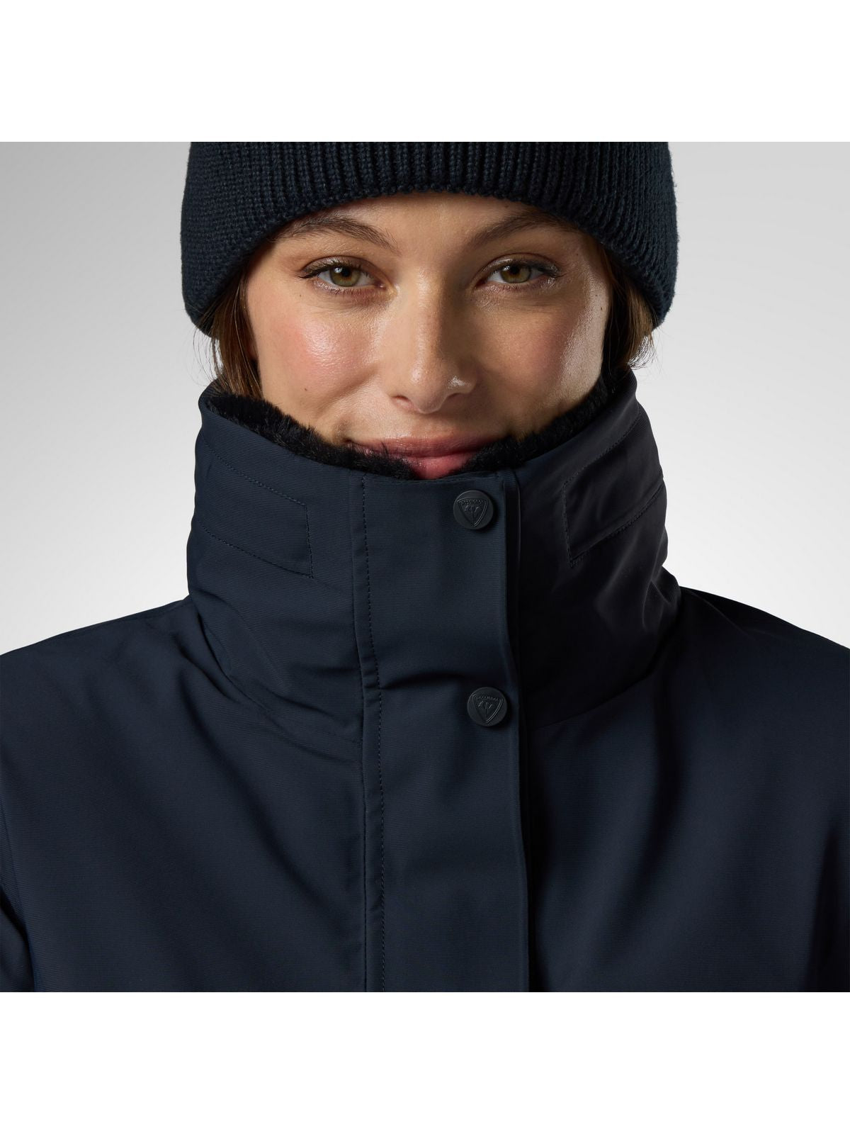 Kurtka narciarska damska ROSSIGNOL W Snowdazzle Belted Ski Jacket czarna