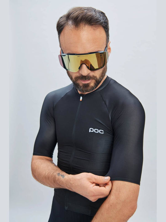 Koszulka rowerowa POC M’s PRISTINE Jersey - czarny - Adventure Sports
