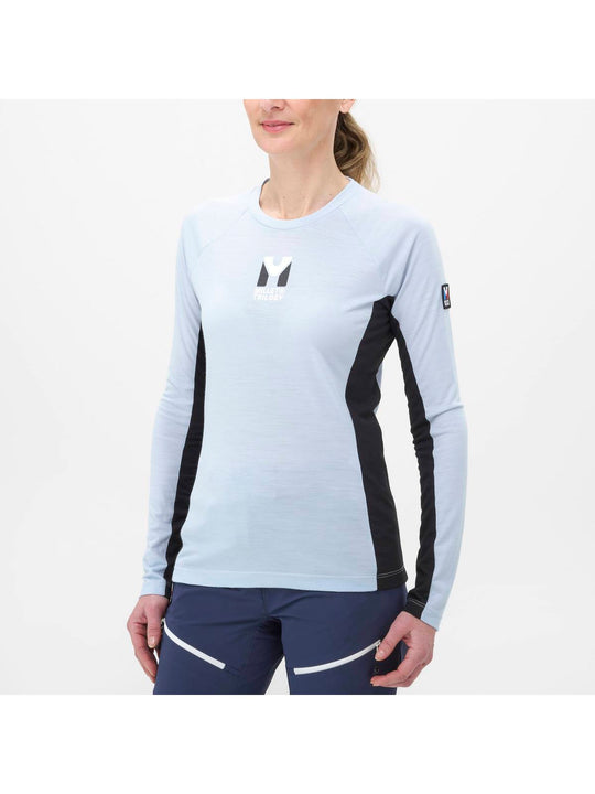 Bielizna damska MILLET W Trilogy Wool Ts Ls niebieski - Koszulka - Adventure Sports

