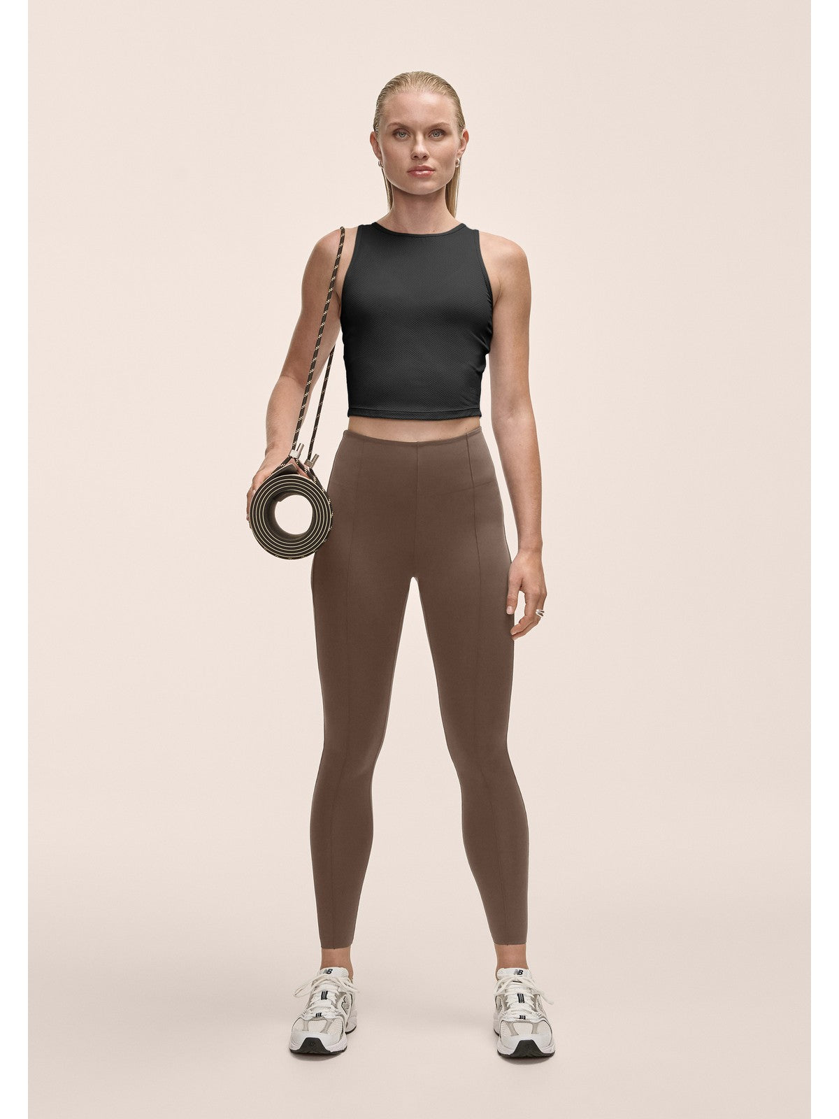 Legginsy damskie CASALL Edge High Waist Tights kolor zielony